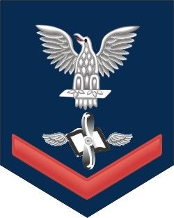 Navy Red E-4 Aviation Maintenance Technician AZ Decal Sticker