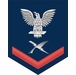 Navy Red E-4 Cryptographic Technician CT Decal Sticker