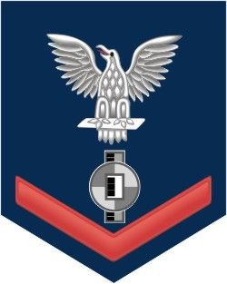 Navy Red E-4 Engineering Aid EA Decal Sticker