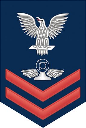 Navy Red E-5 Air Traffic Controller AC Decal Sticker