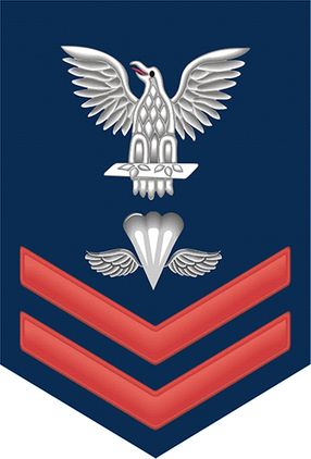 Navy Red E-5 Aircrew Survival Equipmentman PR Decal Sticker