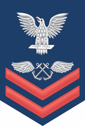 Navy Red E-5 Aviation Boatswain's Mate AB Decal Sticker