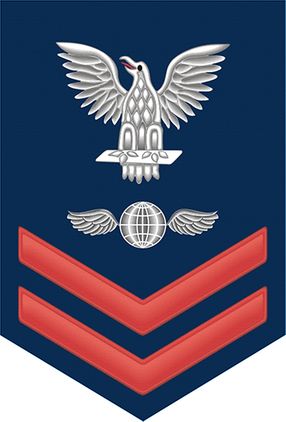 Navy Red E-5 Aviation Electricians Mate AE Decal Sticker