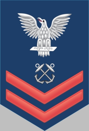 Navy Red E-5 Boatswain's Mate BM Decal Sticker