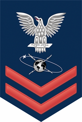 Navy Red E-5 Mass Communications MC Decal Sticker