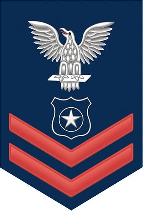 Navy Red E-5 Master At Arms MA Decal Sticker