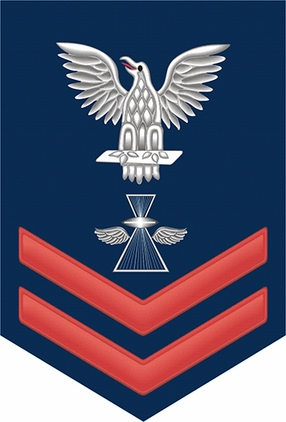 Navy Red E-5 Photographer's Mate PH Decal Sticker