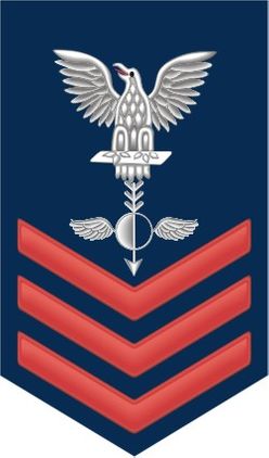 Navy Red E-6 Aerographers Mate AG Decal Sticker