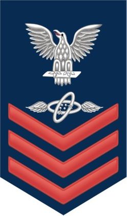 Navy Red E-6 Aviation Electronics Technician AT Decal Sticker