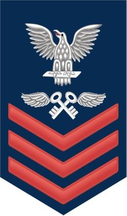 Navy Red E-6 Aviation Storekeeper AK Decal Sticker