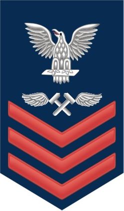 Navy Red E-6 Aviation Structural Mechanic AM Decal Sticker