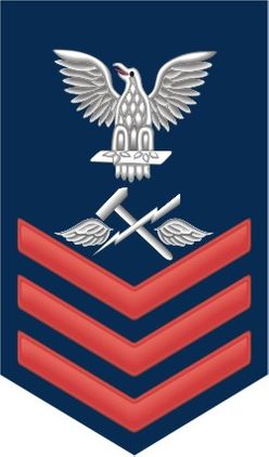 Navy Red E-6 Aviation Support Equipment Tech AS Decal Sticker