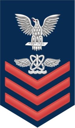 Navy Red E-6 Aviation Warfare Technician AW Decal Sticker