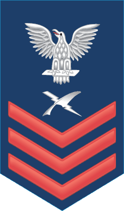 Navy Red E-6 Cryptologic Technician CT Sticker