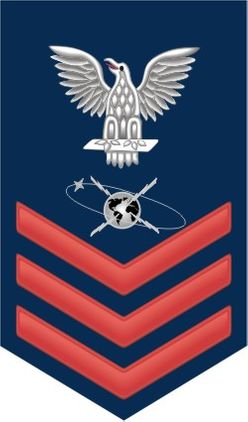 Navy Red E-6 Mass Communications MC Decal Sticker