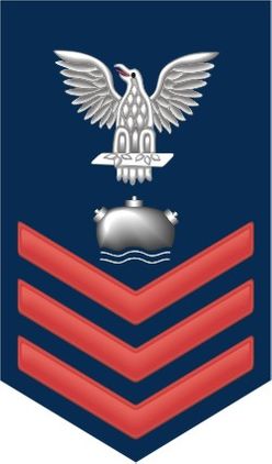 Navy Red E-6 Mineman MN Decal Sticker