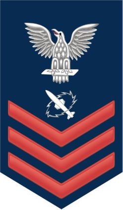 Navy Red E-6 Missile Technician MT Decal Sticker