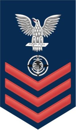 Navy Red E-6 Religious Program RP Decal Sticker