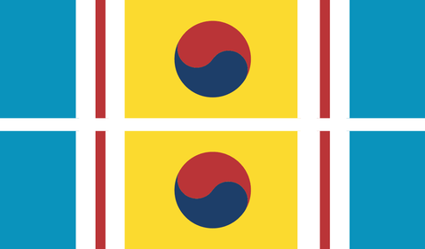 Navy ROK War Service Ribbon Decal