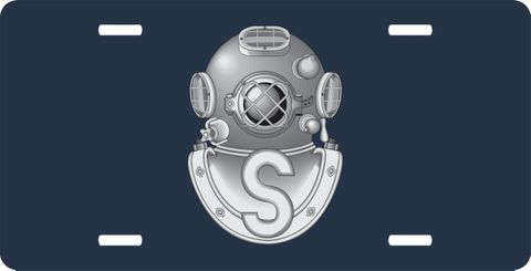Navy Salvage Diver License Plate