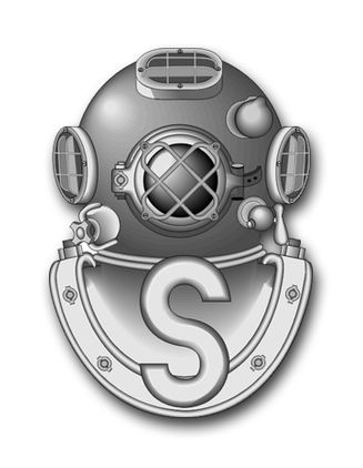 Navy Salvage Diver Vinyl Transfer Decal