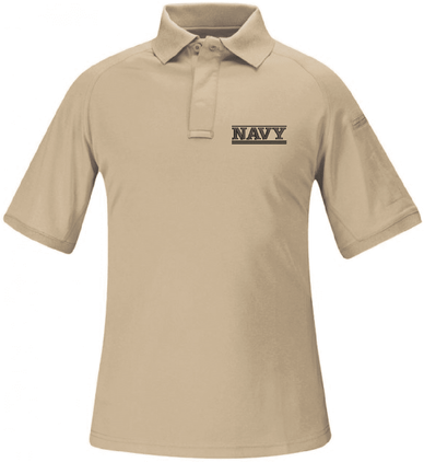 Navy Script Propper Snag Free Polo