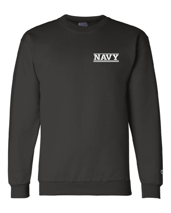 Navy Script Sweatshirt