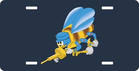 Navy Sea Bee License Plate