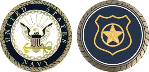 Navy Security Technician Challenge Coin