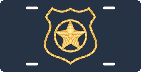 Navy Security Technician License Plate
