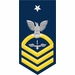 Navy Senior Chief Gold E-8 Aviation Antisubmarine War Technician AX Decal Sticker