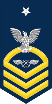 Navy Senior Chief Gold E-8 Aviation Boatswain's Mate AB Decal Sticker
