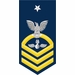 Navy Senior Chief Gold E-8 Aviation Ordnanceman AO Decal Sticker