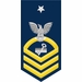 Navy Senior Chief Gold E-8 Disbursing Clerk DK Decal Sticker
