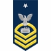 Navy Senior Chief Gold E-8 Equipment Operator Decal Sticker