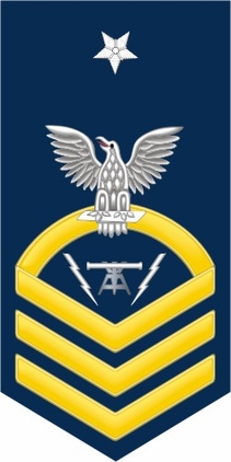 Navy Senior Chief Gold E-8 Fire Controlman FC Decal Sticker