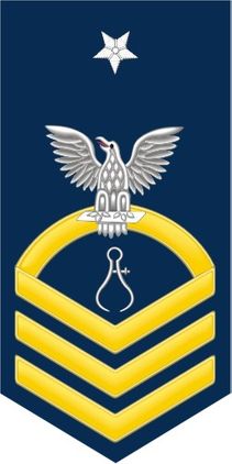 Navy Senior Chief Gold E-8 Instrumentman IM Decal Sticker