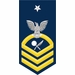 Navy Senior Chief Gold E-8 Intelligence Specialist IS Decal Sticker