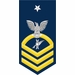Navy Senior Chief Gold E-8 Legalman LN Decal Sticker