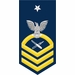 Navy Senior Chief Gold E-8 Lithographer LT Decal Sticker