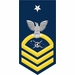 Navy Senior Chief Gold E-8 Mass Communications MC Decal Sticker