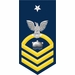 Navy Senior Chief Gold E-8 Mineman MN Decal Sticker