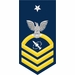 Navy Senior Chief Gold E-8 Missile Technician MT Decal Sticker