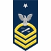 Navy Senior Chief Gold E-8 Molder ML Decal Sticker