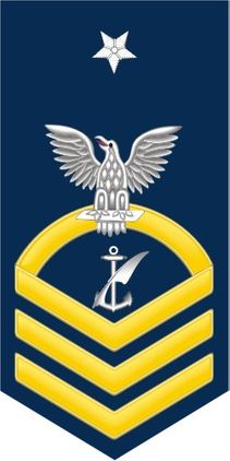 Navy Senior Chief Gold E-8 Navy Counselor NC Decal Sticker