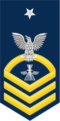 Navy Senior Chief Gold E-8 Photographer's Mate PH Decal Sticker