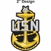 Navy Senior Chief Petty Officer (SCPO) Decal