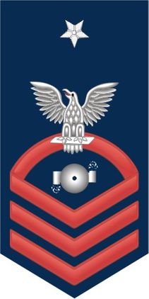 Navy Senior Chief Red E-8 Boiler Technician BT Decal Sticker