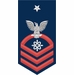 Navy Senior Chief Red E-8 Data Systems Technician DS Decal Sticker