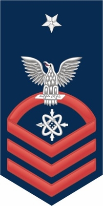 Navy Senior Chief Red E-8 Data Systems Technician DS Decal Sticker